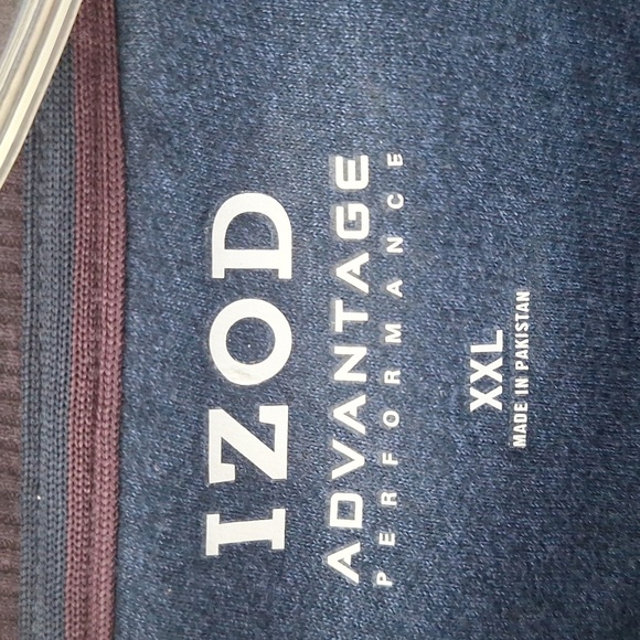 f Mens Izod Purple Soft Stretch Performance Sweatshirt  XXL.  NWT - Picture 2 of 5